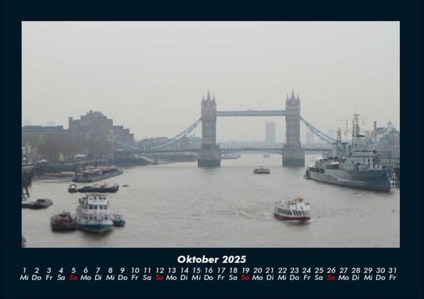 Produktbild: London 2025 Fotokalender DIN A4