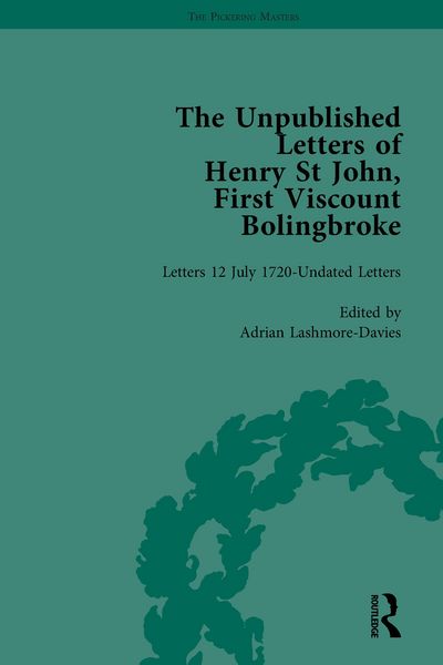 Produktbild: The Unpublished Letters of Henry St John, First Viscount Bolingbroke Vol 5