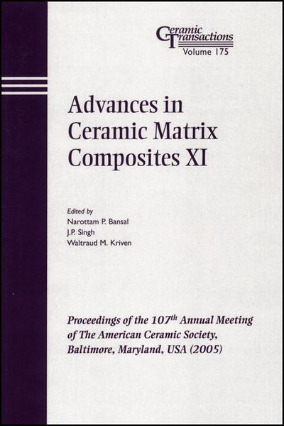 Produktbild: Advances in Ceramic Matrix Composites XI