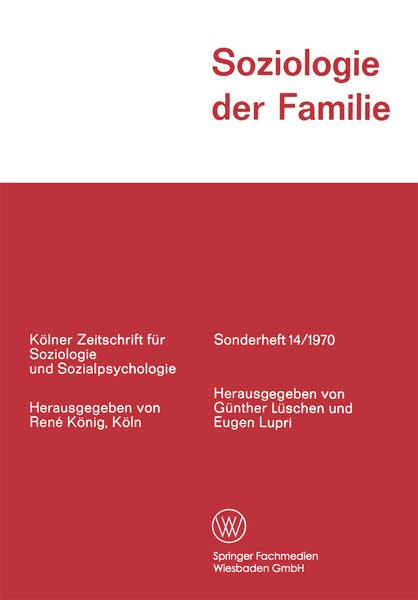 Produktbild: Soziologie der Familie