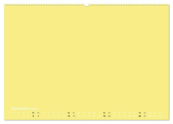 Produktbild: Bastelkalender - Gelb (Wandkalender 2026 DIN A2 quer), CALVENDO Monatskalender