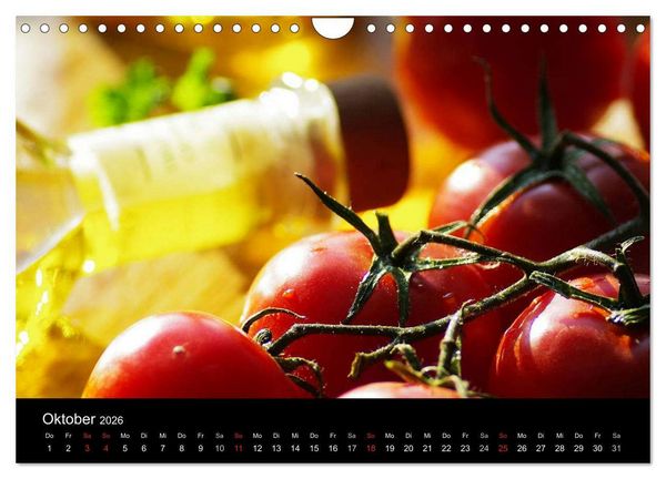 Produktbild: Pasta Kreationen (Wandkalender 2026 DIN A4 quer), CALVENDO Monatskalender