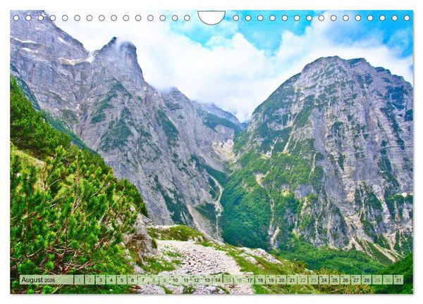 Produktbild: Slowenien - Impressionen eines Naturjuwels (Wandkalender 2026 DIN A4 quer), CALVENDO Monatskalender