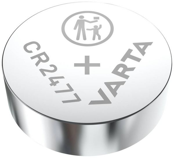 Produktbild: Varta Knopfzelle CR2477 3 V 1 St. 850 mAh Lithium LITHIUM Coin CR2477 Bli 1