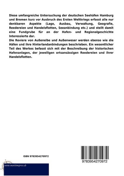 Produktbild: Die deutschen Welth&auml;fen Hamburg und Bremen