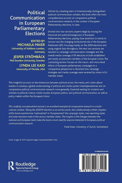 Produktbild: Political Communication in European Parliamentary Elections