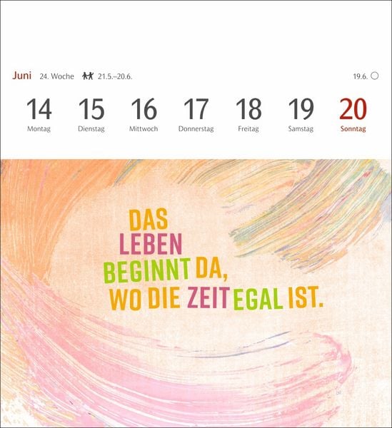 Produktbild: Positive-Spr&uuml;che-Kalender Postkartenkalender 2027 - mit 53 Postkarten