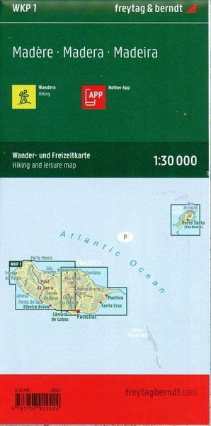 Produktbild: Freytag & berndt Wanderkarte WKP 1 Madeira 1:30.000