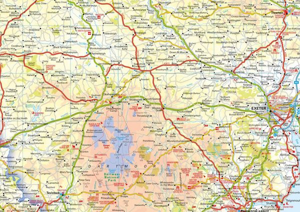 Produktbild: Devon A-Z Visitors Map