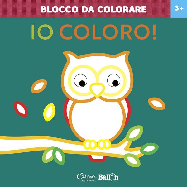 Produktbild: Gufo. Io coloro! Blocco da colorare 3+