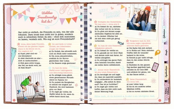 Produktbild: 100% M&auml;dchen: Alles &uuml;ber mich - Das kreative Ideenbuch nur f&uuml;r M&auml;dchen