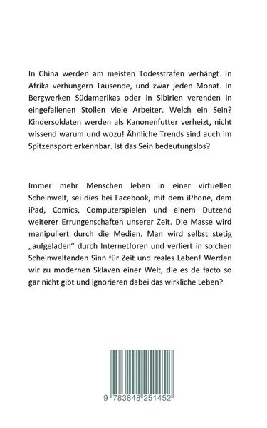 Produktbild: Bedeutungsloses Sein? Scheinwelten?