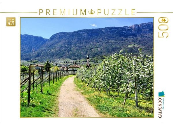 CALVENDO Puzzle Apfelblüte um St. Pauls | 500 Teile Lege-Größe 48 × 36 cm Foto-Puzzle für Erwachsene