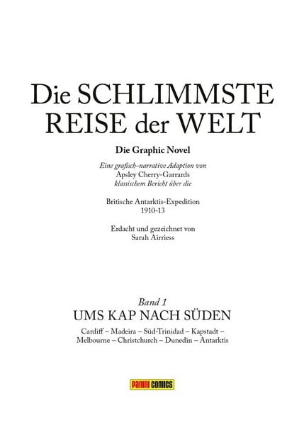 Produktbild: Die schlimmste Reise der Welt - Die Graphic Novel