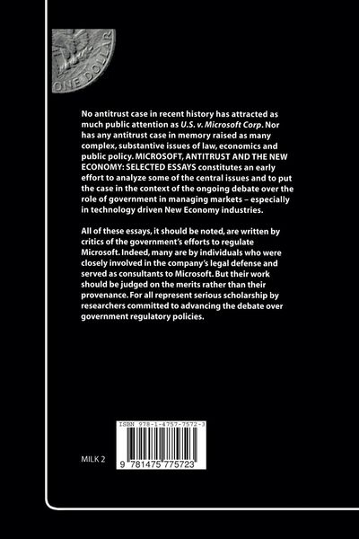 Produktbild: Microsoft, Antitrust and the New Economy: Selected Essays