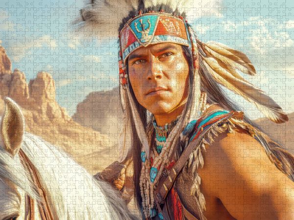 Produktbild: CALVENDO Puzzle Le Far West | 1000 Teile Lege-Gr&ouml;&szlig;e 64x48cm Foto-Puzzle f&uuml;r gl&uuml;ckliche Stunden