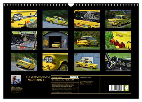 Produktbild: Ein W&auml;lderporsche - NSU Reich TT (Wandkalender 2026 DIN A3 quer), CALVENDO Monatskalender