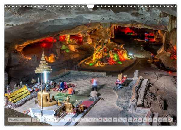 Produktbild: BUDDHA - Buddhistische Tempel in Nordthailand (Wandkalender 2026 DIN A3 quer), CALVENDO Monatskalender