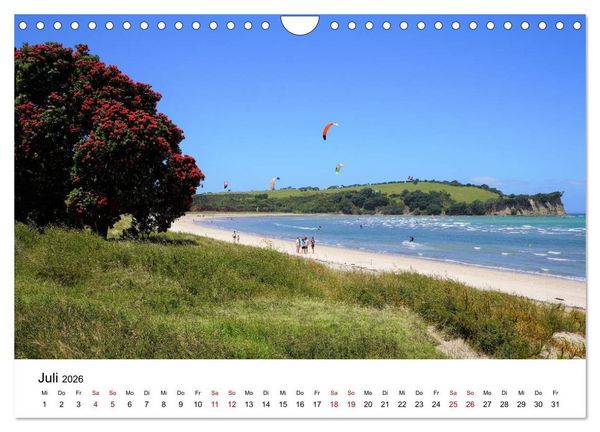 Produktbild: Auckland und Umgebung 2026 (Wandkalender 2026 DIN A4 quer), CALVENDO Monatskalender