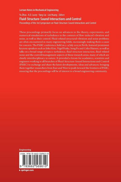 Produktbild: Fluid-Structure-Sound Interactions and Control