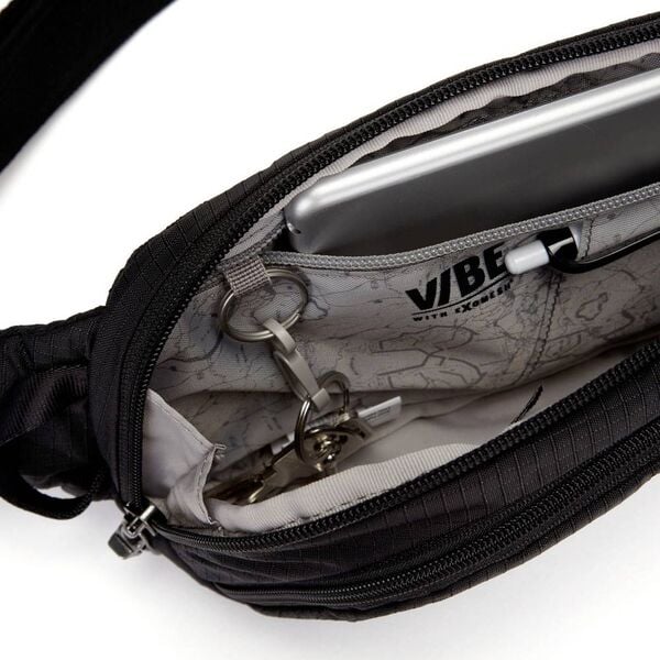 Produktbild: Pacsafe Umh&auml;ngetasche Vibe 150sling 2.5l (B x H x T) 16 x 33 x 6cm Schwarz 60161130