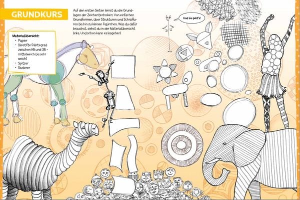 Produktbild: Die Kunst des Zeichnens f&uuml;r Kinder Zeichenschule