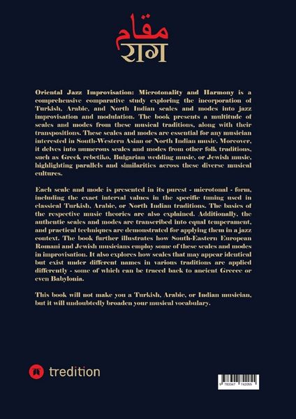 Produktbild: Oriental Jazz Improvisation - Microtonality and Harmony