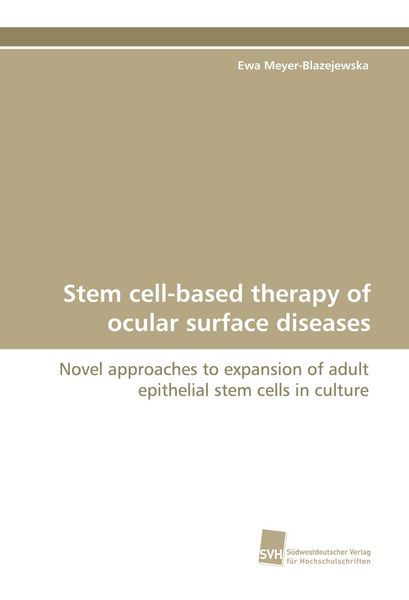 Produktbild: Stem cell-based therapy of ocular surface diseases