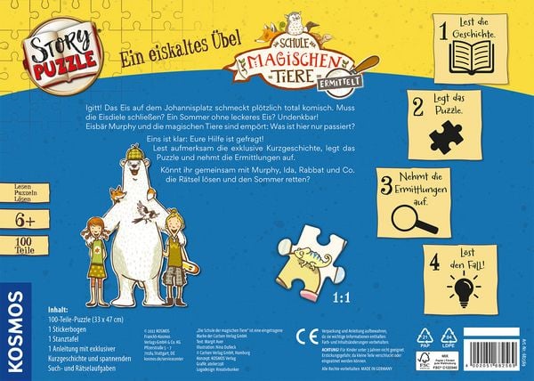 Produktbild: Story-Puzzle Die Schule der magischen Tiere ermittelt