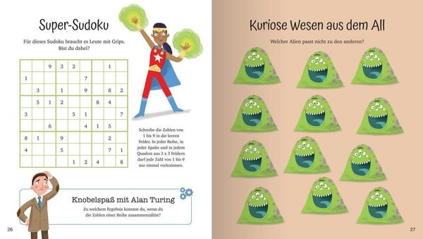 Produktbild: Mein MINT-Spa&szlig;-Buch: Knifflige Logikr&auml;tsel f&uuml;r Kinder