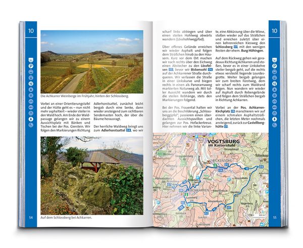 Produktbild: KOMPASS Wanderf&uuml;hrer Schwarzwald S&uuml;d mit Naturpark, Kaiserstuhl und Markgr&auml;flerland, 60 Touren