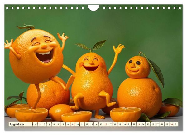 Produktbild: Tanzendes Obst und Gem&uuml;se (Wandkalender 2026 DIN A4 quer), CALVENDO Monatskalender
