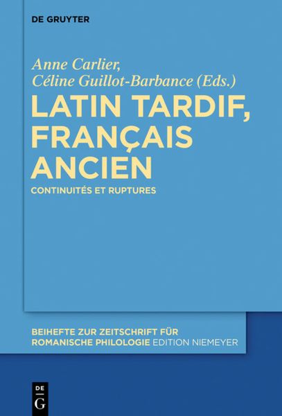 Produktbild: Latin tardif, fran&ccedil;ais ancien