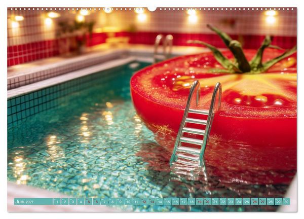 Produktbild: Vegitecture. Fotorealistische Visionen architektonischer Details (hochwertiger Premium Wandkalender 2027 DIN A2 quer), Kunstdruck in Hochglanz