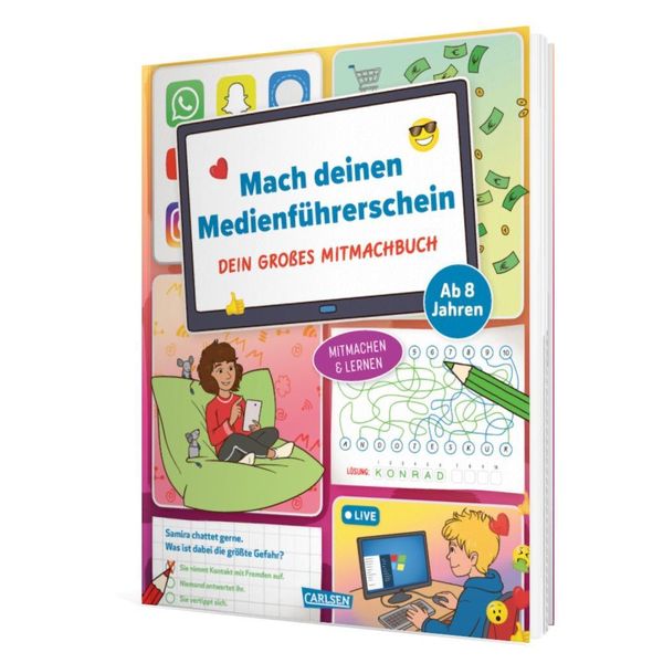 Produktbild: Mach deinen Medienf&uuml;hrerschein: Dein gro&szlig;es Mitmachbuch