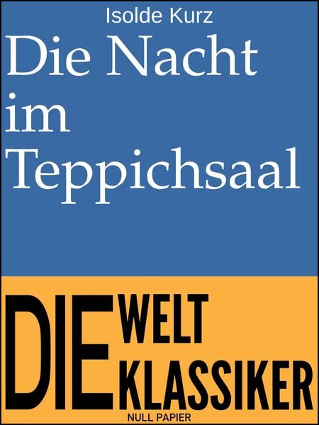 Produktbild: Die Nacht im Teppichsaal
