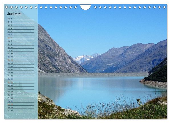 Produktbild: SeenSucht Entdecke Seen in der Schweiz Planer (Wandkalender 2026 DIN A4 quer), CALVENDO Monatskalender