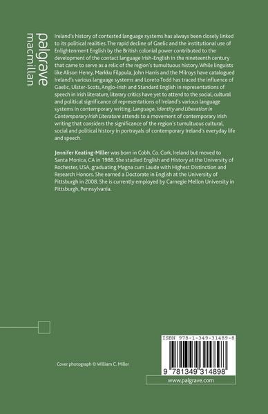 Produktbild: Language, Identity and Liberation in Contemporary Irish Literature