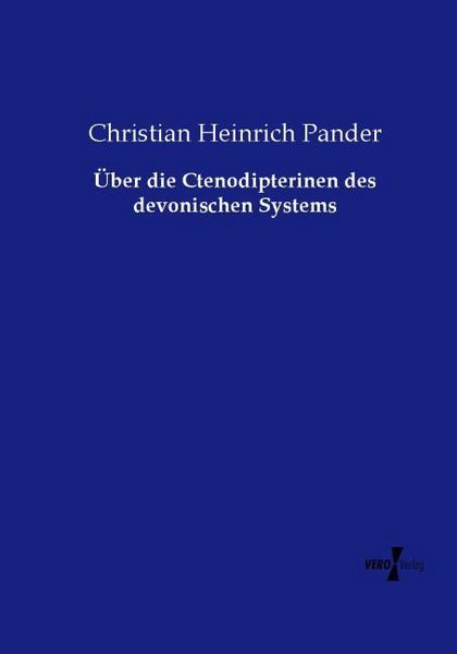 Produktbild: &Uuml;ber die Ctenodipterinen des devonischen Systems
