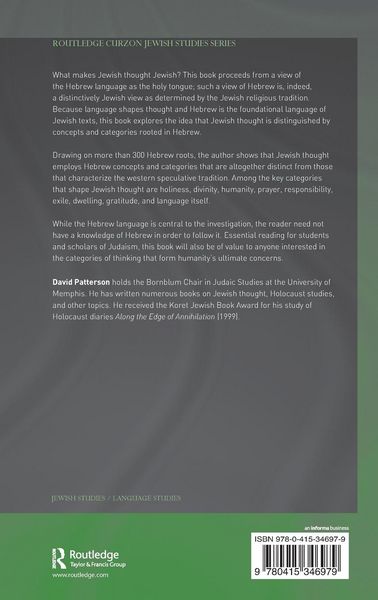 Produktbild: Hebrew Language and Jewish Thought
