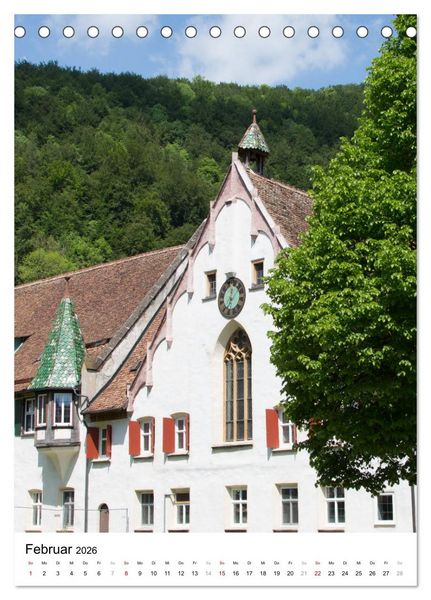 Produktbild: Blaubeuren I Das Kloster - Der Blautopf - Der Ort (Tischkalender 2026 DIN A5 hoch), CALVENDO Monatskalender