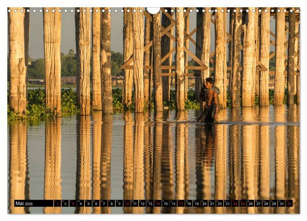 Produktbild: Myanmar - Burma (Wandkalender 2026 DIN A3 quer), CALVENDO Monatskalender