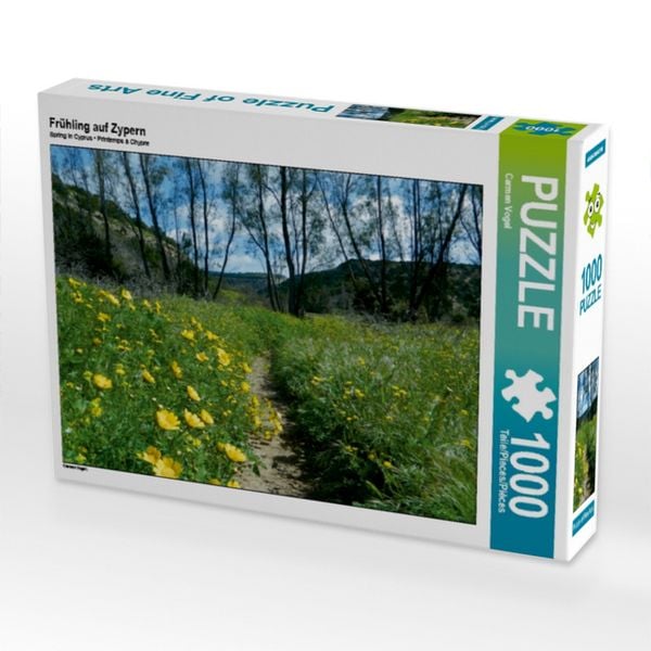 CALVENDO Puzzle Frühling auf Zypern | 1000 Teile Lege-Größe 64x48cm Foto-Puzzle für glückliche Stunden