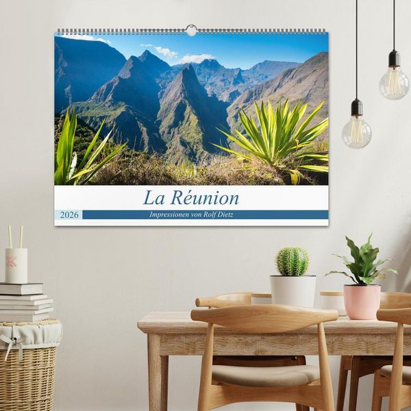 Produktbild: La R&eacute;union - Impressionen von Rolf Dietz (Wandkalender 2026 DIN A2 quer), CALVENDO Monatskalender