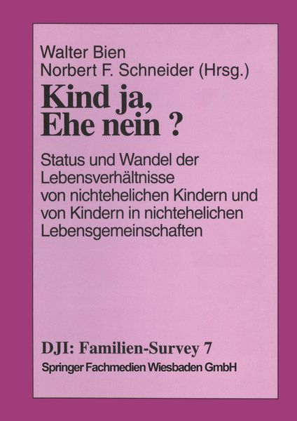 Produktbild: Kind ja, Ehe nein?