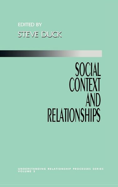 Produktbild: Social Context and Relationships