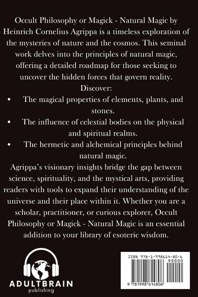 Produktbild: Occult Philosophy or Magick - Natural Magic