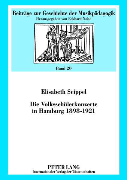 Produktbild: Die Volksschuelerkonzerte in Hamburg 1898-1921