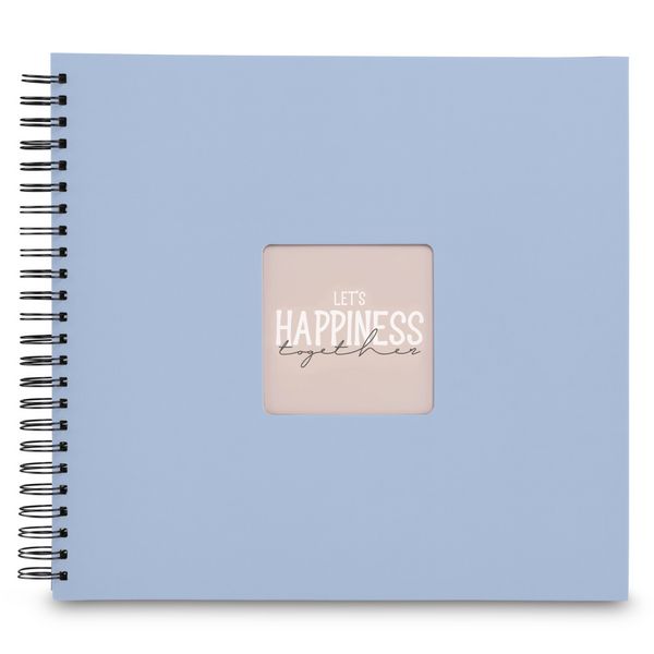 Produktbild: Hama Spiral Album Fine Art lagune 36x32cm 50 schwarze Seiten