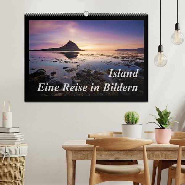 Produktbild: Island - Eine Reise in Bildern (Wandkalender 2026 DIN A2 quer), CALVENDO Monatskalender